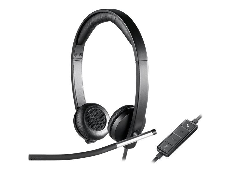 Logitech H650e Kulaklık Kablolu Kafa bandı Ofis/Çağrı merkezi Siyah, Gümüş
