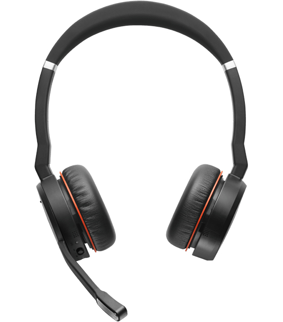 Jabra Evolve 75 UC Stereo Headset Head-band Bluetooth Black, 7599-838-199