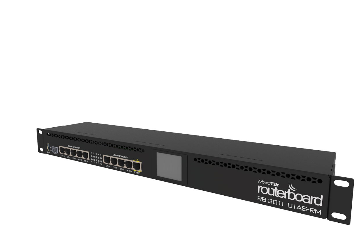 MikroTik RB3011UiAS-RM Ethernet Router