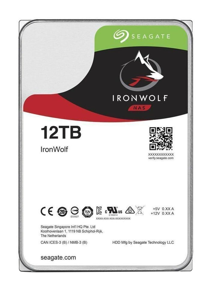 Seagate NAS HDD IronWolf 3.5 12000 GB Serial ATA III